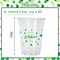 St. Patrick's Day Celebration Pack - 60 Pcs 12oz Irish Themed Plastic Cups with Lucky Shamrock Design, Disposable for Easy Clean-Up, Ideal for Party Supplies & Favors,Irish